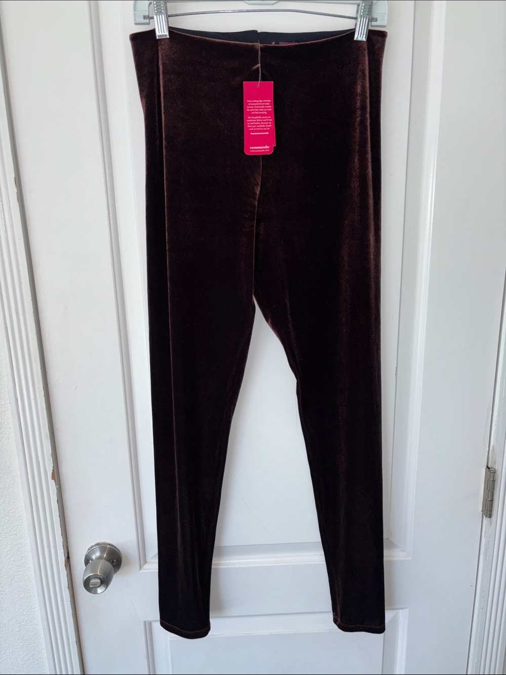 NWT Commando Velvet Leggings XL brown sumac